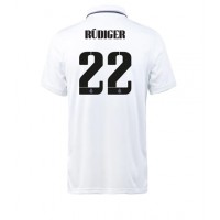 Fotbalové Dres Real Madrid Antonio Rudiger #22 Domácí 2022-23 Krátký Rukáv